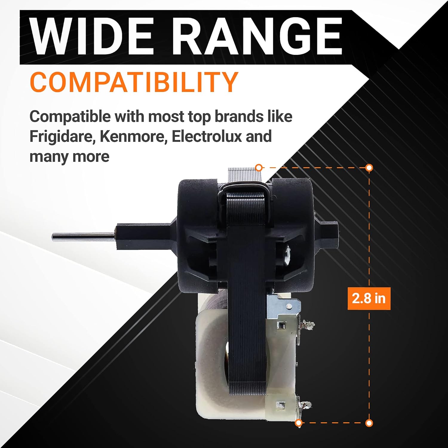 4389144 Super Durable & Quiet Refrigerator Evaporator Motor Replacement Part by Blue Stars - Exact Fit for Whirlpool Kenmore Refrigerators - Replaces W10131845 W10312647 2149299 2162404 : Appliances