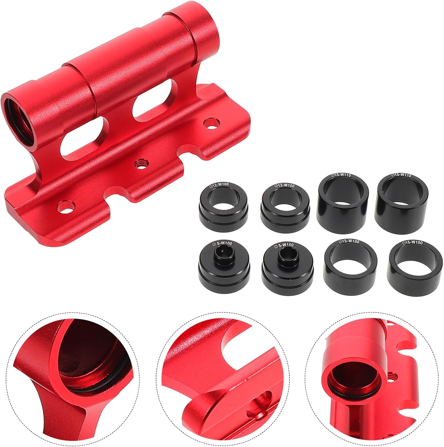 Cabilock Bike Rack for Car Roof Bike Rack for Carrier Rack Quick Release Adapter Roof Rack for Bicycle Front Fork Mounting Bracket Fork Mount Aluminum Alloy