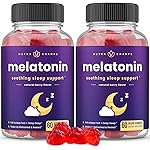 Melatonin Gummies for Kids & Adults | Natural Sleep Aid Drug-Free, Vegan Berry Flavor Kids Melatonin Gummy Supplement | 2.5mg, 5mg or 10mg Dose | Sleeping Pills Substitute 60 Gummies (Pack of 2)