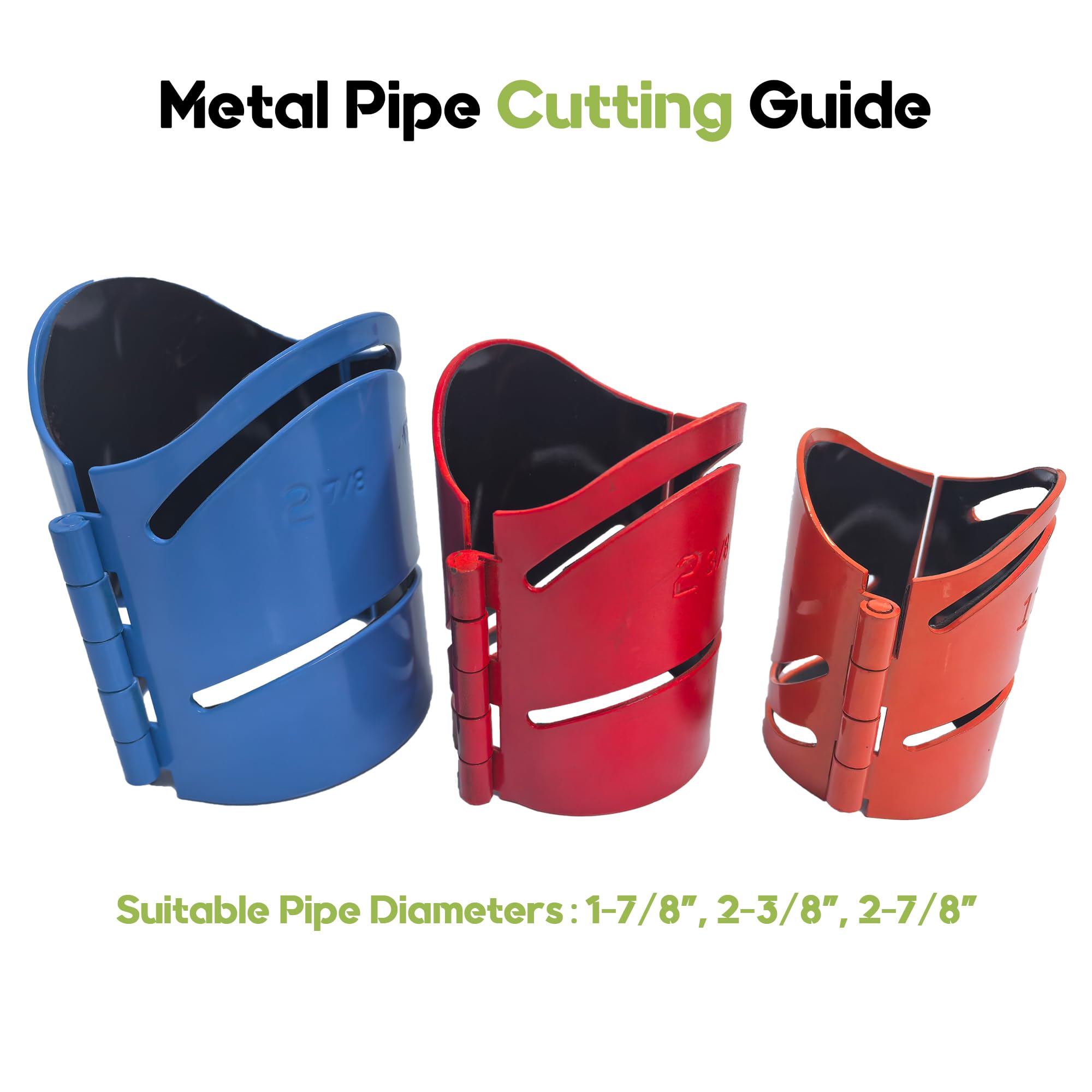 NUMAKY Metal Pipe Cutting Guide Kit - Suitable Pipe Diameters 1-7/8
