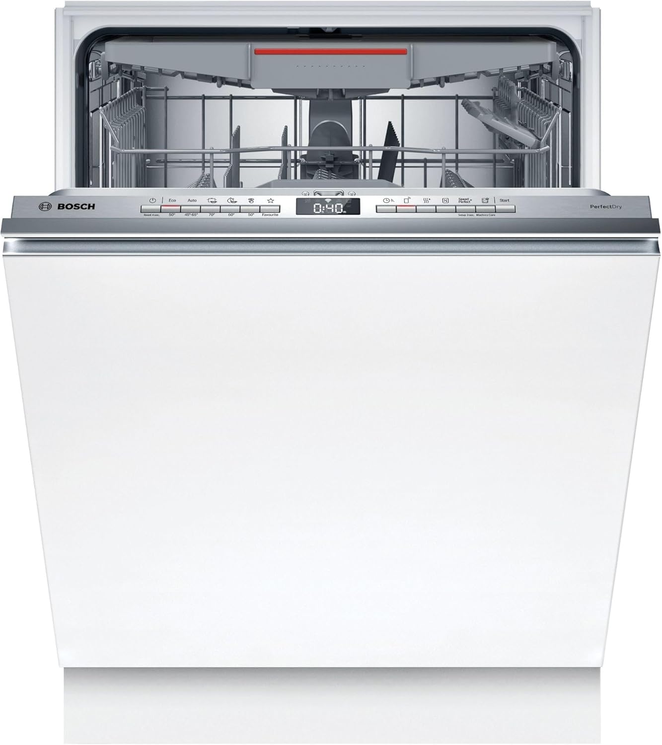 Bosch SMV6YCX02E Série 6 Lave-vaisselle Encastrable Classe A PerfectDry EfficientDry Ouverture Automatique Home Connect 60cm