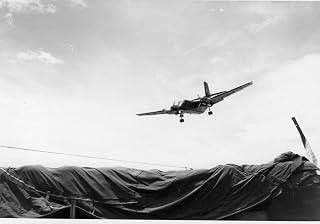 History Galore 24x36 Gallery Poster, A Royal Australian Air Force Caribou Transport Aircraft on Landing Approach Vietnam War