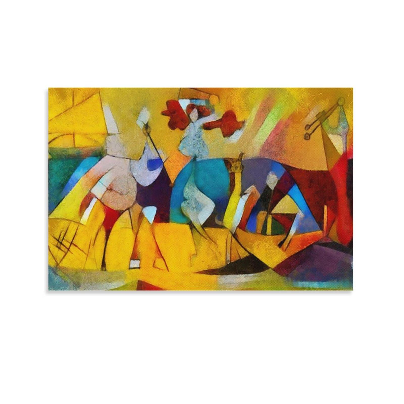 有名なパブロ・ピカソのポスターと版画 抽象《ピエロ》キャンバス ウォールアート パブロ・ピカソ 絵画 ピカソ 写真 部屋 家の装飾  Amazon.co.jp: 現代抽象ピカソ有名なキャンバス絵画パブロ・ピカソポスター 絵画 ポスター 印刷 ウォールアート リビング ダイニング ..., image size:1600x1600