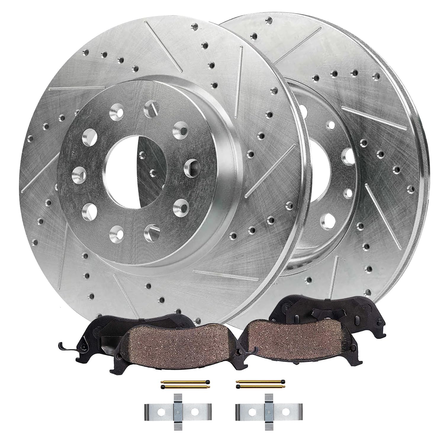 Detroit Axle - [12.64" inch] Front Brake Kit for 2015-2019 Cadillac ATS