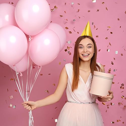 Miniatura 5 de Sumind 100 sombreros de fiesta de cono multicolor sombrero de fiesta de cumpleaños sombrero metálico de papel neón con cuerda elástica