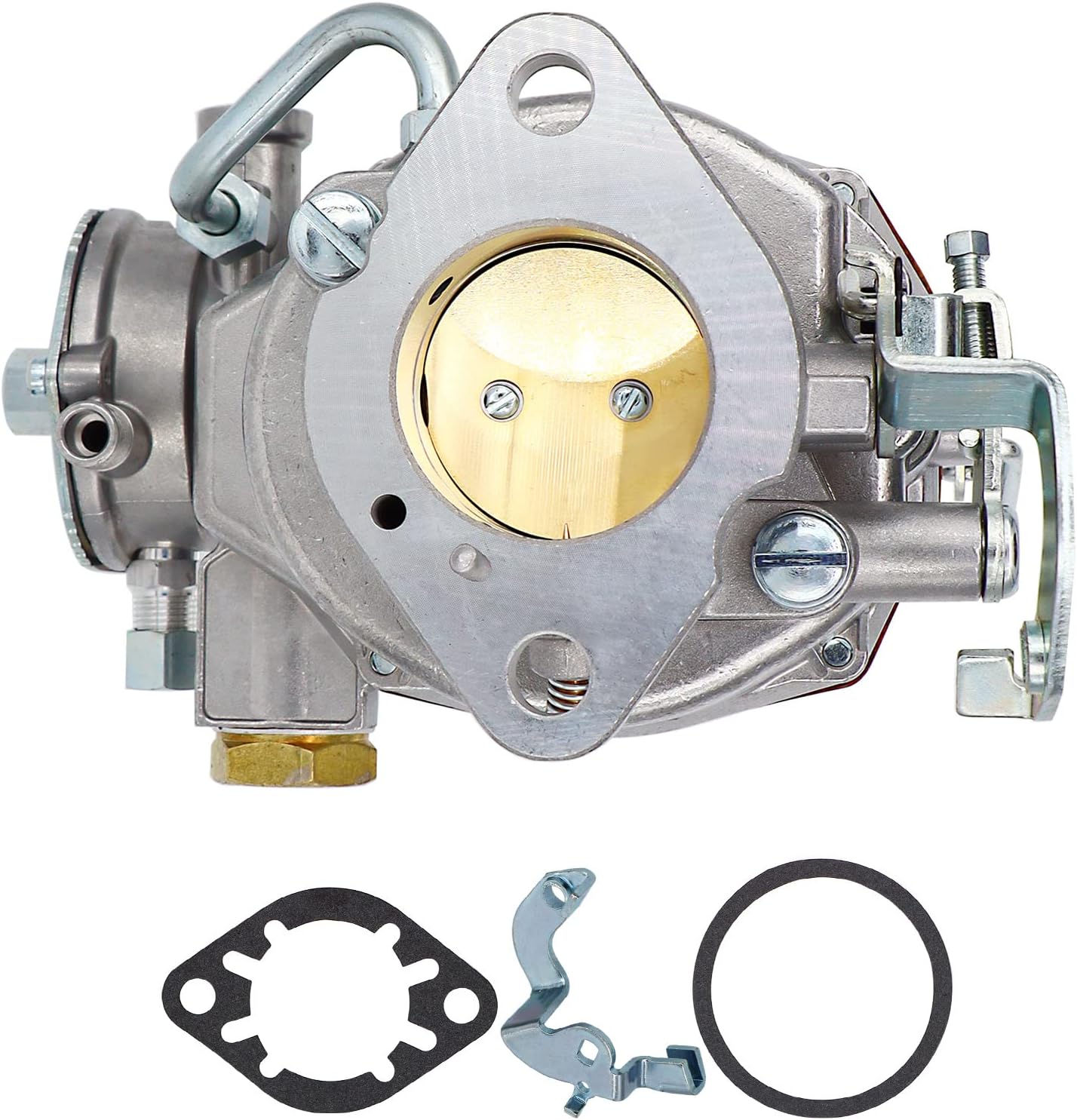 New 1 Barrel Carburetor for Rochester 1957-1961 Chevy 235 Engines 6 Cyl 235in carb 235 six cylinder chevy Chevrolet 3.8L GMC Pickup Truck 235Cu Nomad Bel Air El Camino 3852CC with Automatic Choke