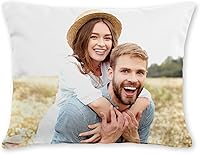 Vista 9 de Almohada personalizada, almohadas de fotos personalizadas con relleno, 20 x 20 pulgadas con impresión dúplex de imagen/texto, regalo único
