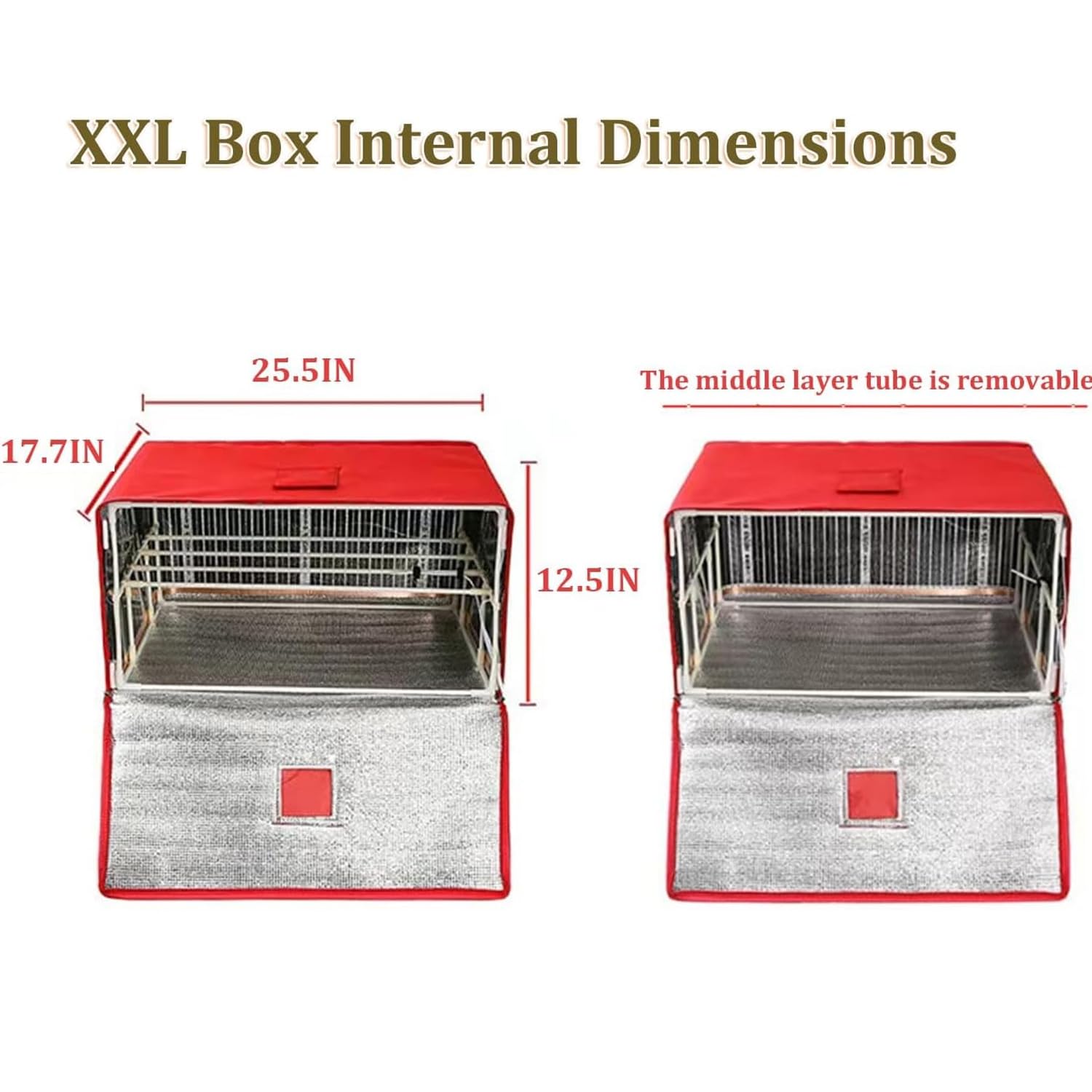 Boîte de fermentation de pain, armoire de fermentation de pâte pliante avec chauffage, double fenêtre, minuterie de 1 à 24 heures, support amovible, étuve de pâte pour pain, yaourt, vin de riz XXL