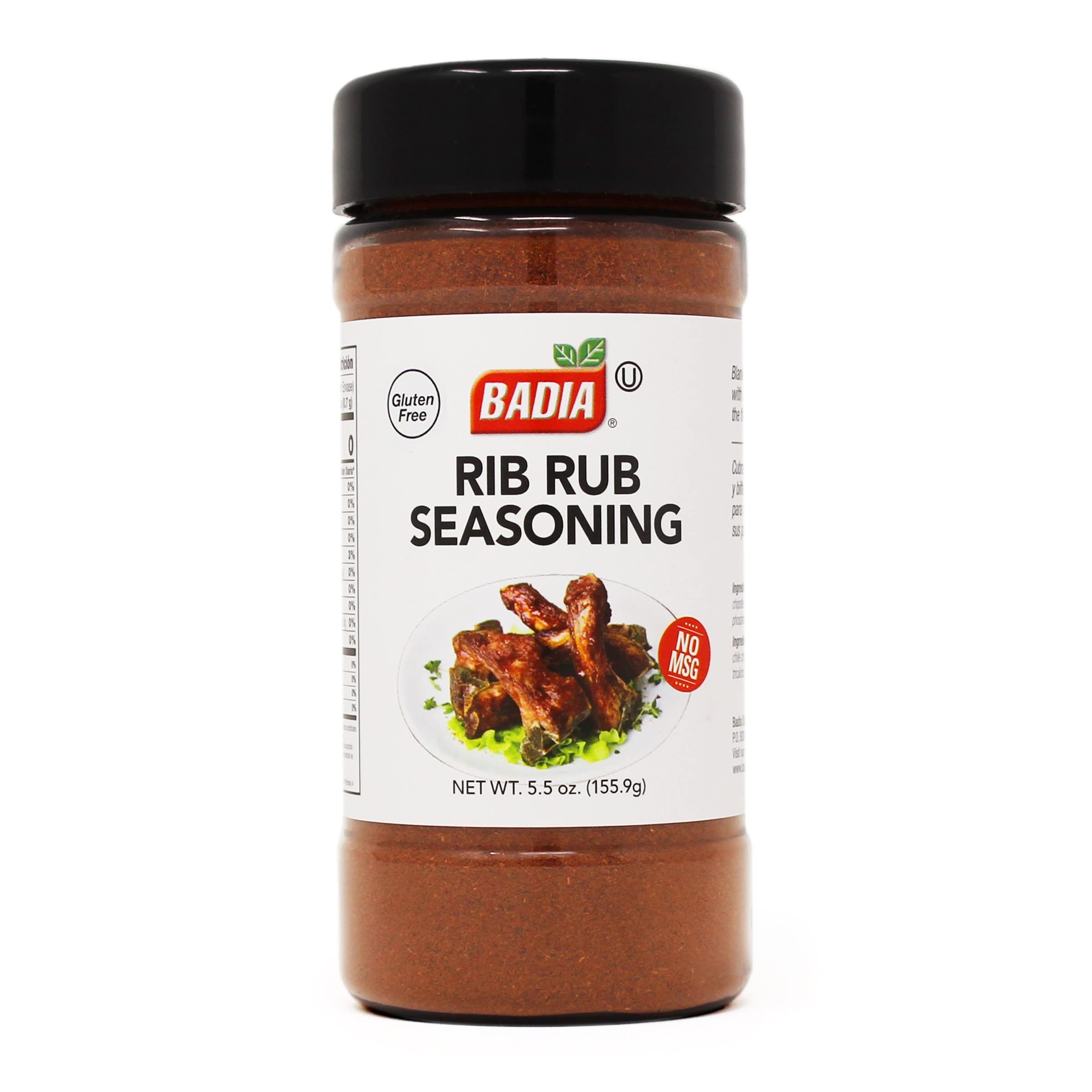 Badia Spices - Seasoning Rib Rub - Case of 6 - 5.5 OZ