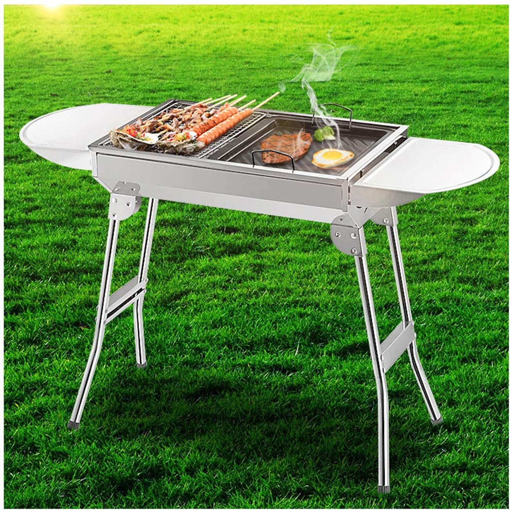 Barbecue charbon de bois pliant pour éviter l'encombrement lors de vos pique-niques