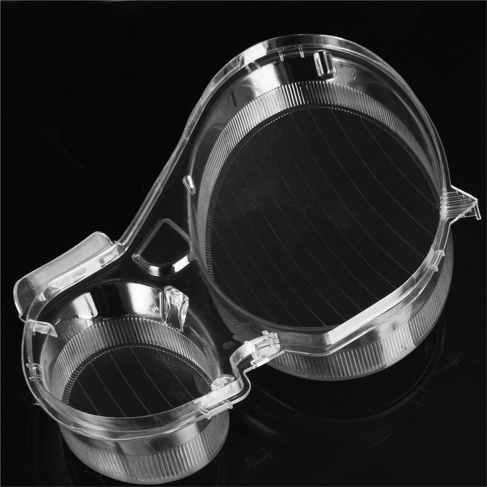 Cubierta Faro Lente Coche para Benz Clase E W211 E320 E350 2006-2008 Lentes De Faros Delanteros Reemplazo De Carcasa De Faros Lado Izquierdo Y Derecho Coche Lente Faro Cubierta(Right)