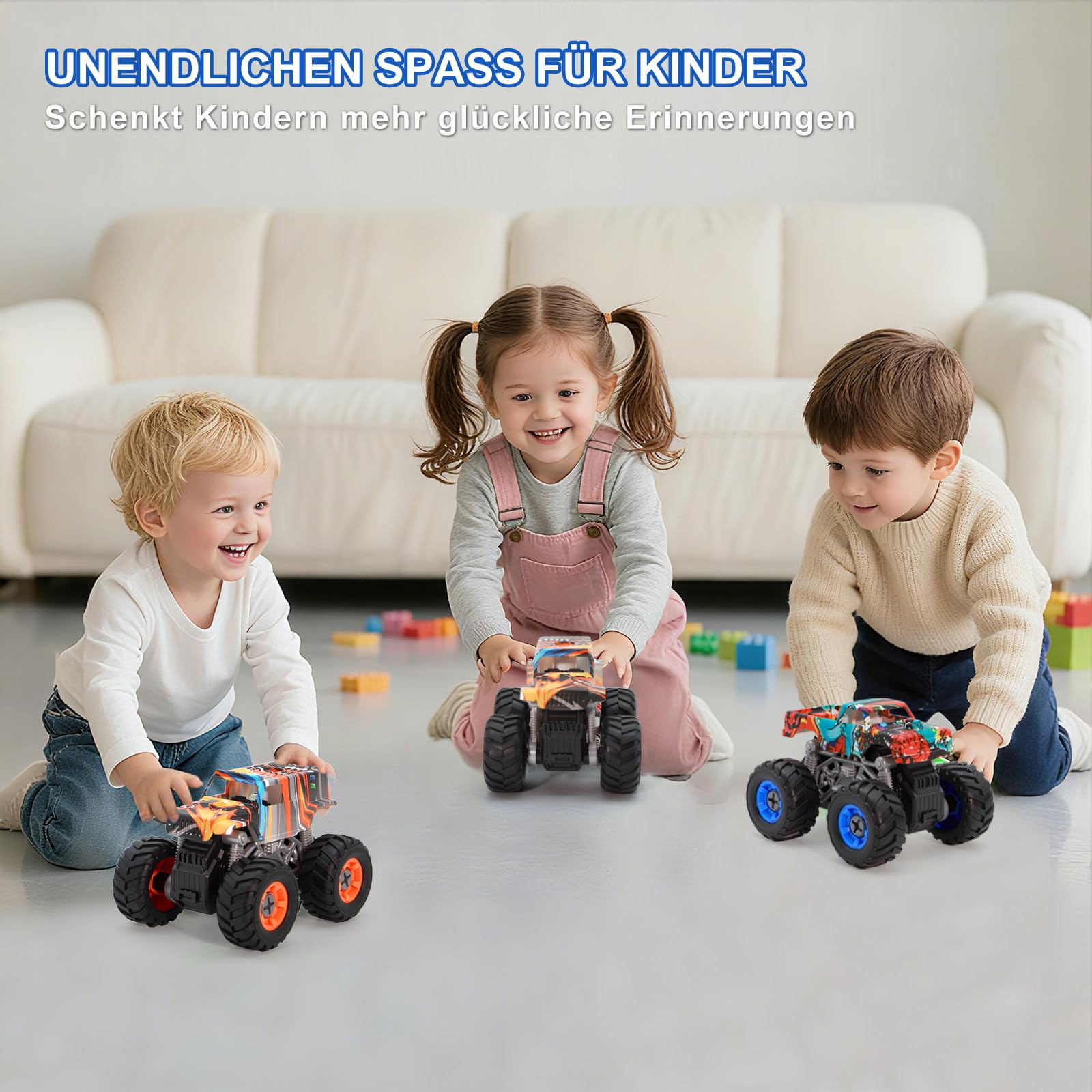 Bugrtey Zerlegbare Monster-LKW-Spielzeug mit Elektrohandbohrer & Aufbewahrungsbox, ab 3-8 Jahre – STEM-Bildungsspielzeug, Geburtstags Kinder/Jungen/Mädchen