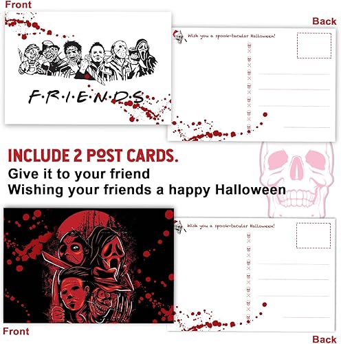 Miniatura 7 de Cortina de ducha de Halloween Nightmare Clown Sinister Pennywise The IT, decoración navideña temática de película de terror, cortina de baño