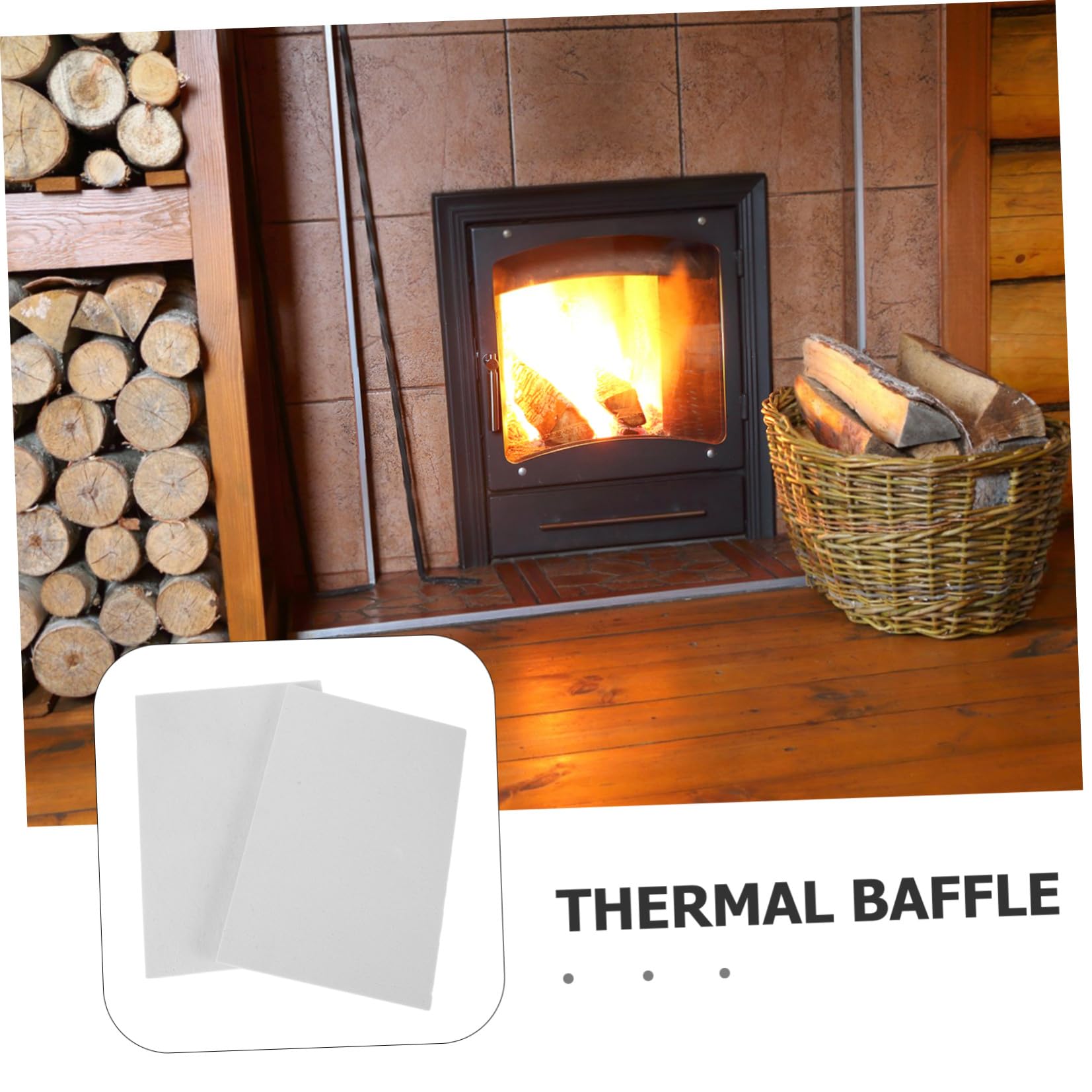 UKCOCO Pannello Isolante Alta Stabilità Termica Resistente al Fuoco in Fibra Ceramica e Installazione Rapida per Caldaie e Sistemi Elettrici per Ambienti Industriali