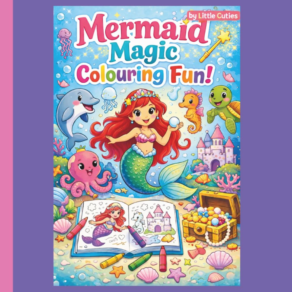 Mermaid Magic Colouring Fun: "A sweet and simple colouring book for mermaid lovers"