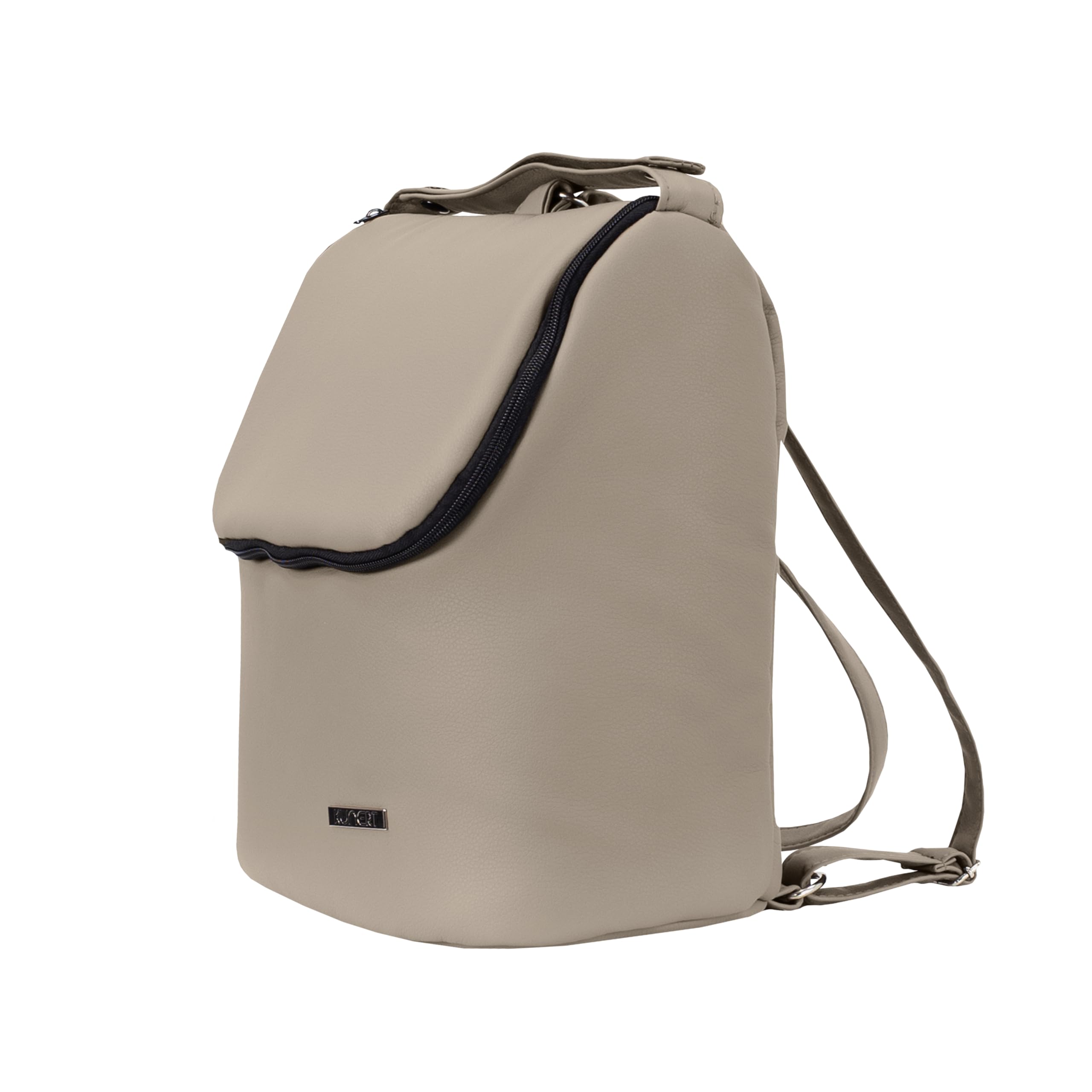 Poussette landau bébé 3 en 1 et 2 en 1 nacelle siège-auto bébé Kunert ROMANTIC retro 3en1 et 2en1 pousette 3 in 1 et 2 in 1 (cappucino eco- cadre noir, 3en1 Cosmo)