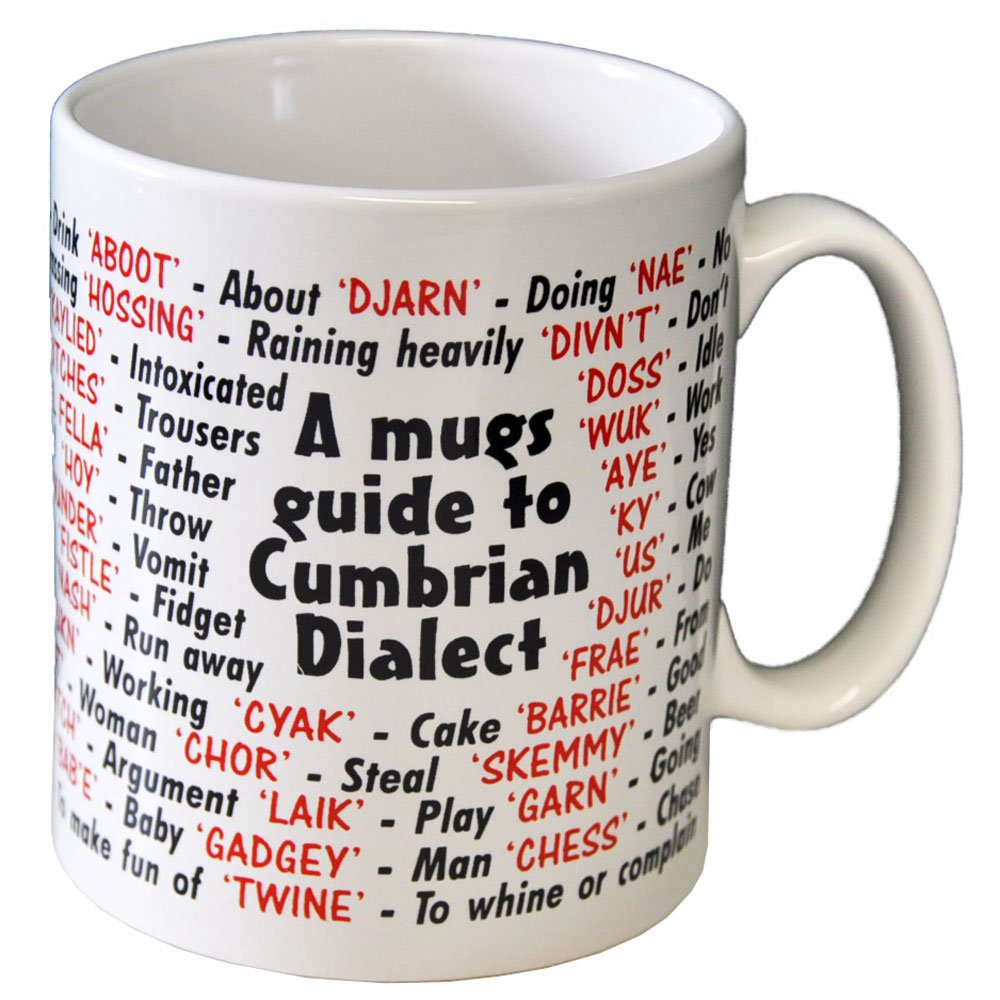 Personalised4u Standard Cumbrian Dialect Ceramic Coffee Mug – (Standard)