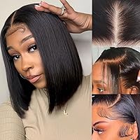 Vista 10 de Holiden Pelucas de cabello humano ondulado con encaje frontal de 13 x 6 pulgadas de densidad del 200 %, pelucas de cabello humano prearrancado HD