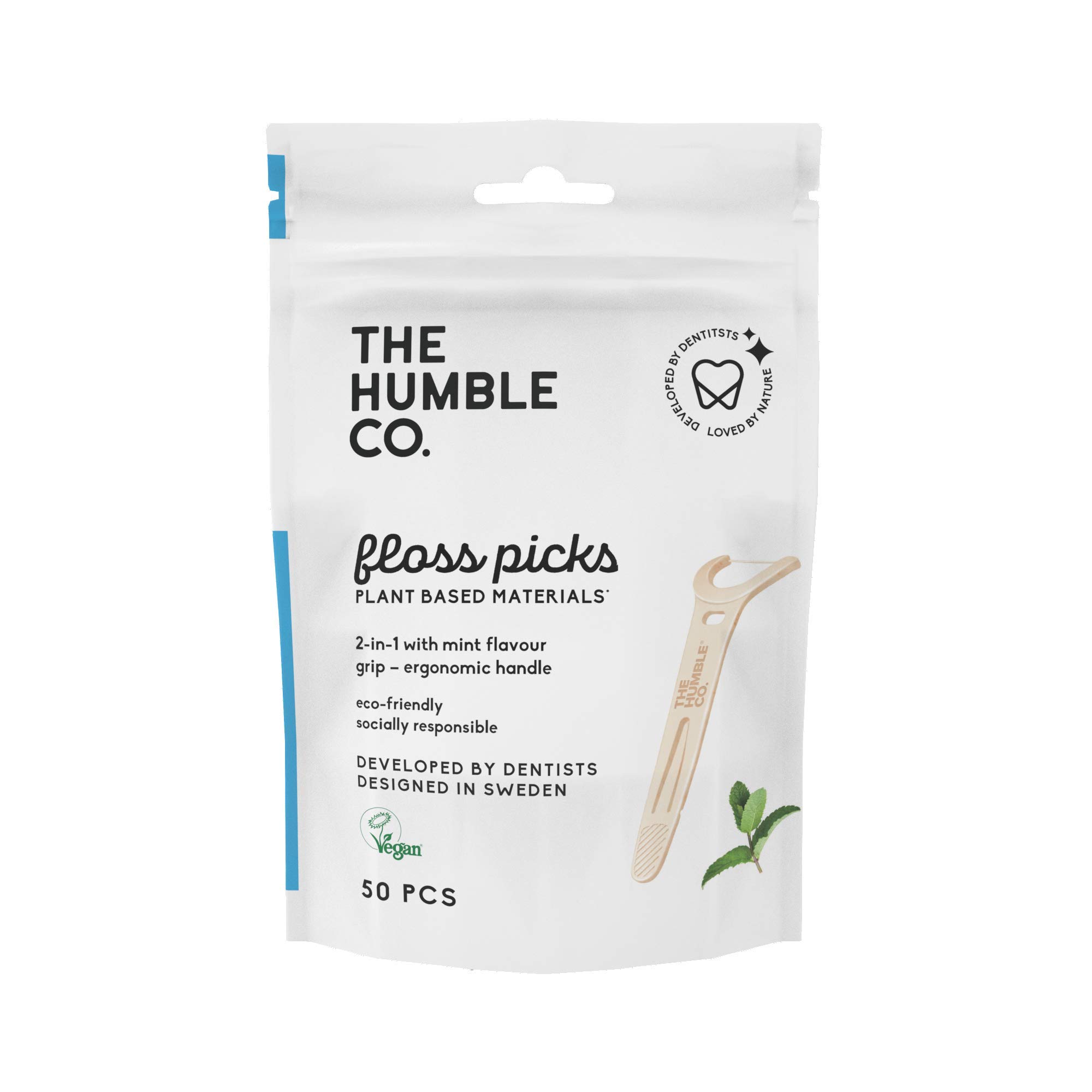 PHARMAPOLI.COMThe Humble Co. Floss Picks Corn Starch Pack of 50