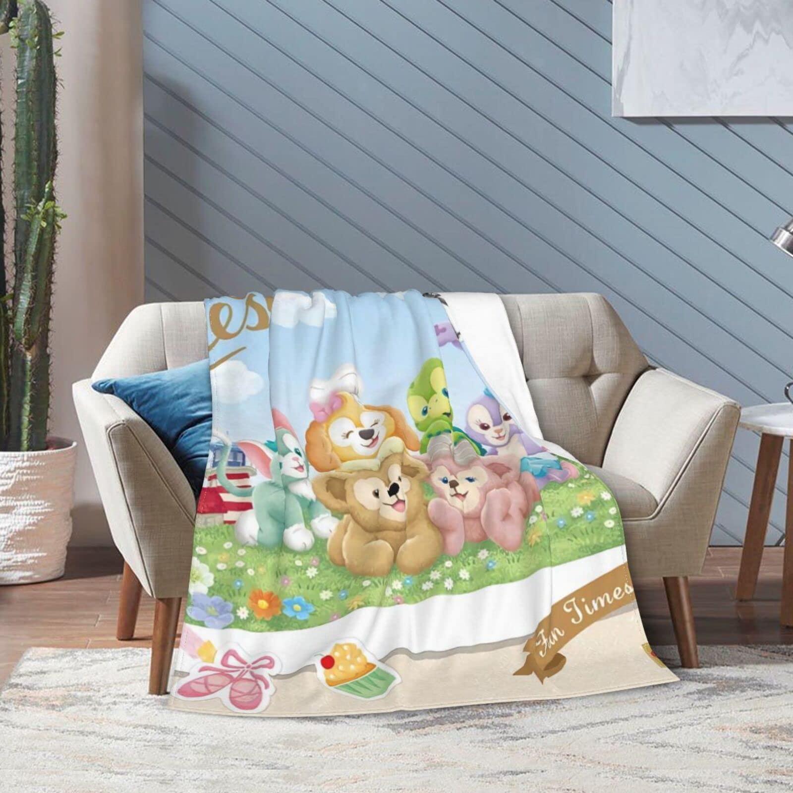 ダッフィー&フレンズ　毛布 Amazon｜毛布 ダッフィーフレンズ アニメ 軽量 ブランケット