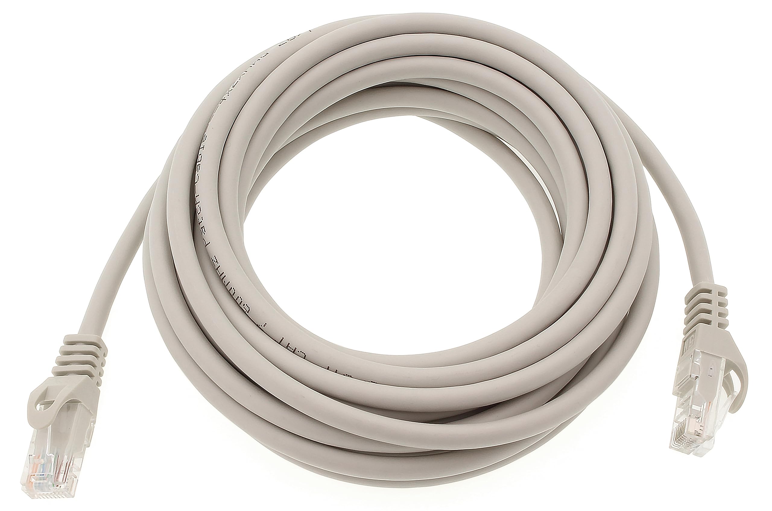 1aTTack.de - 10 cavi di rete Cat7 da 2,0 m, Cat.7 Ethernet, cavo patch Lan & Cat 7 per la massima velocità Internet e collega tutti i dispositivi con presa RJ 45 grigio