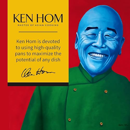 Miniatura 7 de Ken Hom Excellence Wok de acero al carbono sin revestimiento  Wok de acero al carbono sin revestimiento  Wok y sartén para freír  Lavar a mano  14