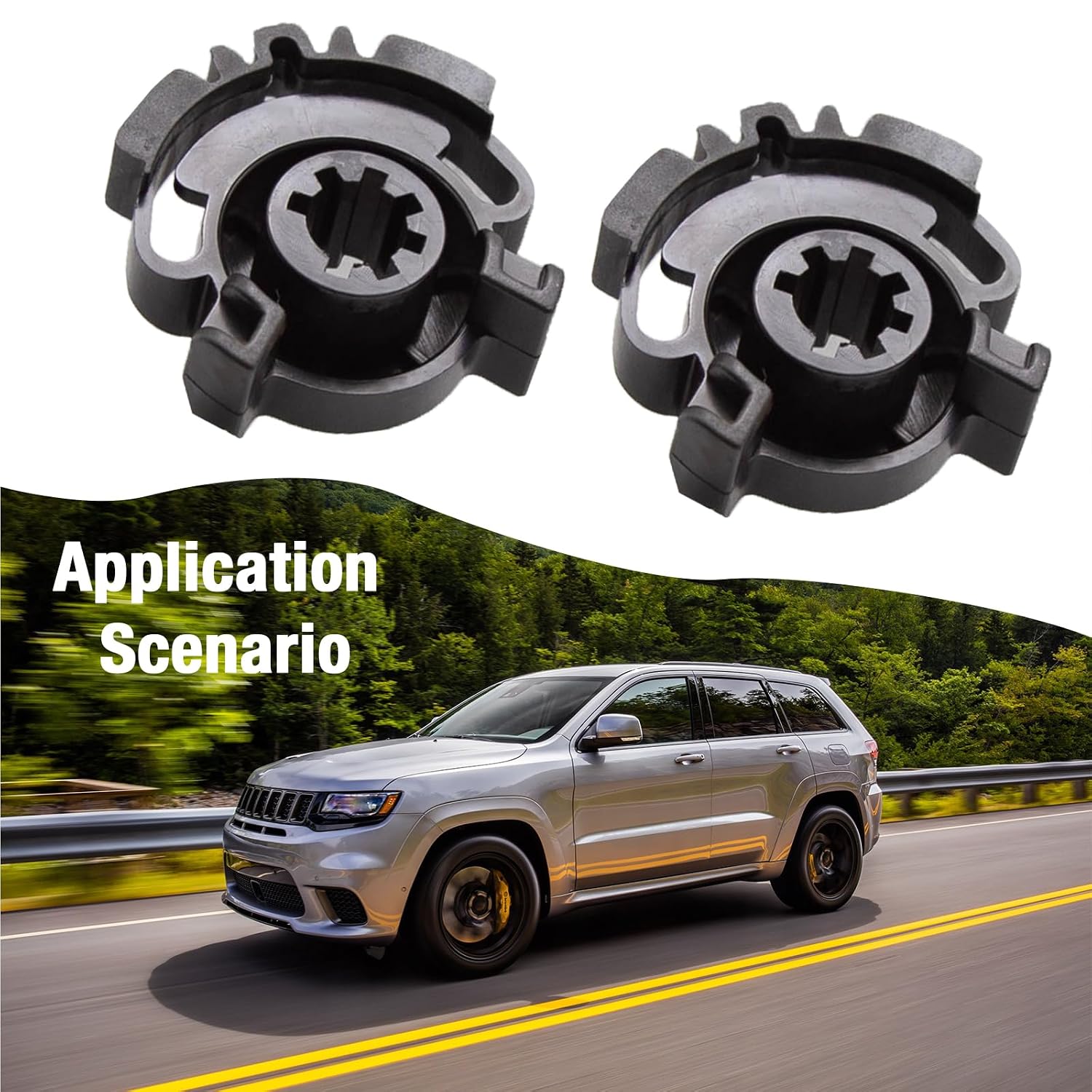 EATAKWARD HVAC Blend Door Actuator Gear Kit, Replacement for 2011-2018 Dodge Durango Jeep Grand Cherokee Replaces 68214880AA 926-133 22133 068214880AA (2)