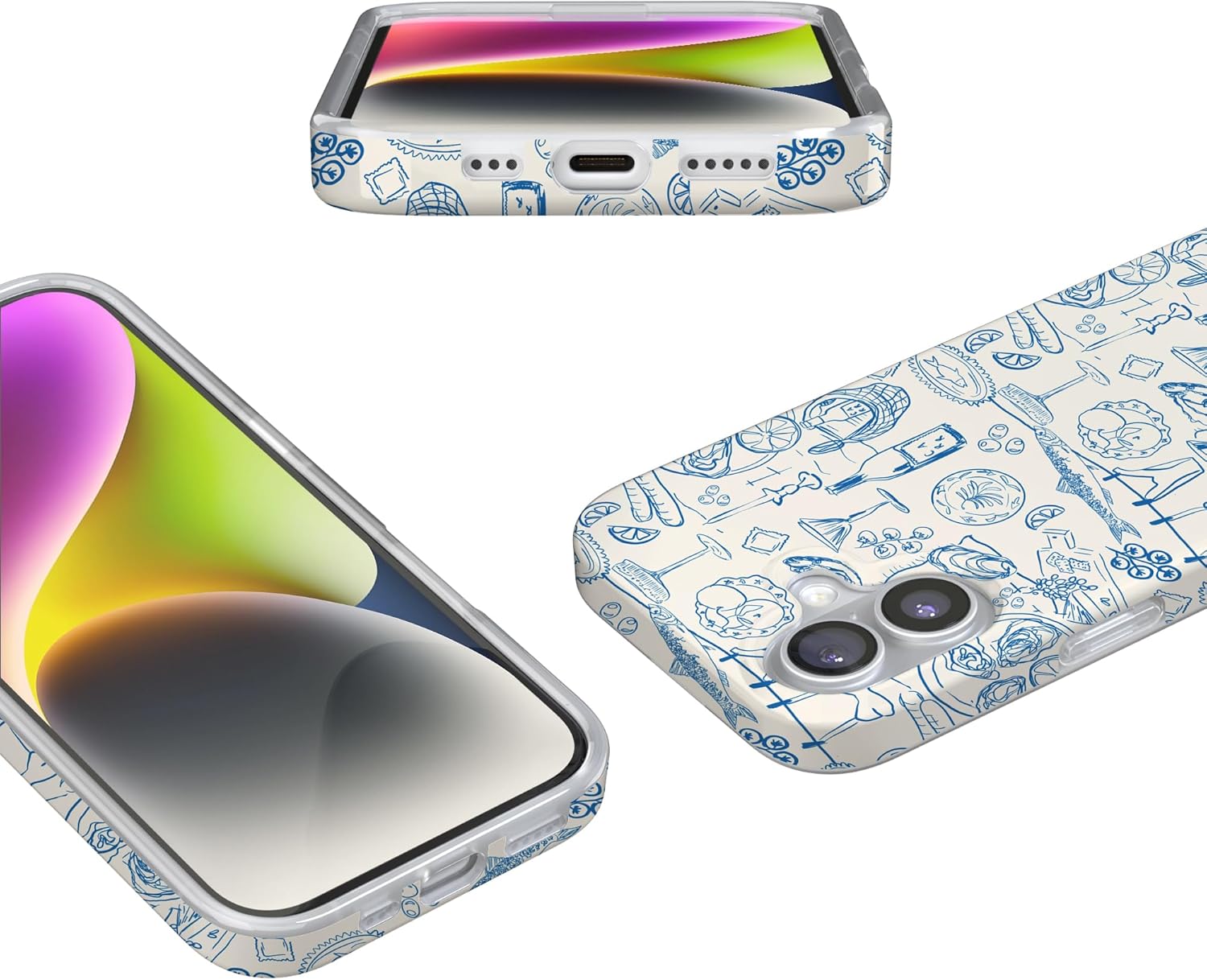 Casely iPhone 17 Case | Amalfi Aperitivo | Dolce Vita | Compatible with MagSafe | Classic Ultra Slim Design