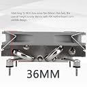 Thermalright AXP90 X36 Low Profile ITX CPU Cooler, 36mm Height, TL-9015 Slim PWM CPU Fan, Computer ITX Heatsink Cooler, for AMD:AM4 AM5/Intel LGA1150/1151/1200/1700/1851 gallery image