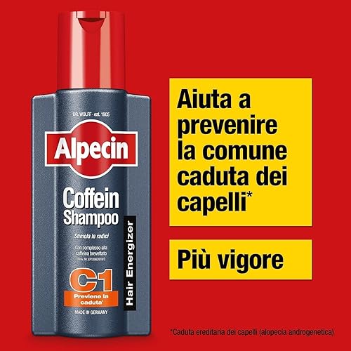 Miniatura 3 de Nuevo! Alpecin Champú de cafeína C1 lucha contra la pérdida de cabello y estimula las raíces del cabello 8.5fl oz