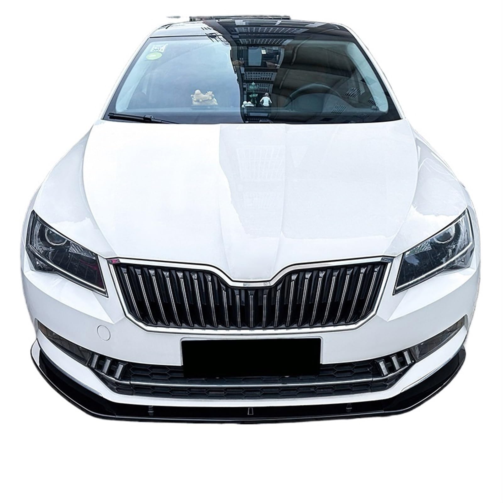 MCSTYEWR Przedni Zderzak Spoiler Kompatybilny z Skoda Superb B8 2016-2018