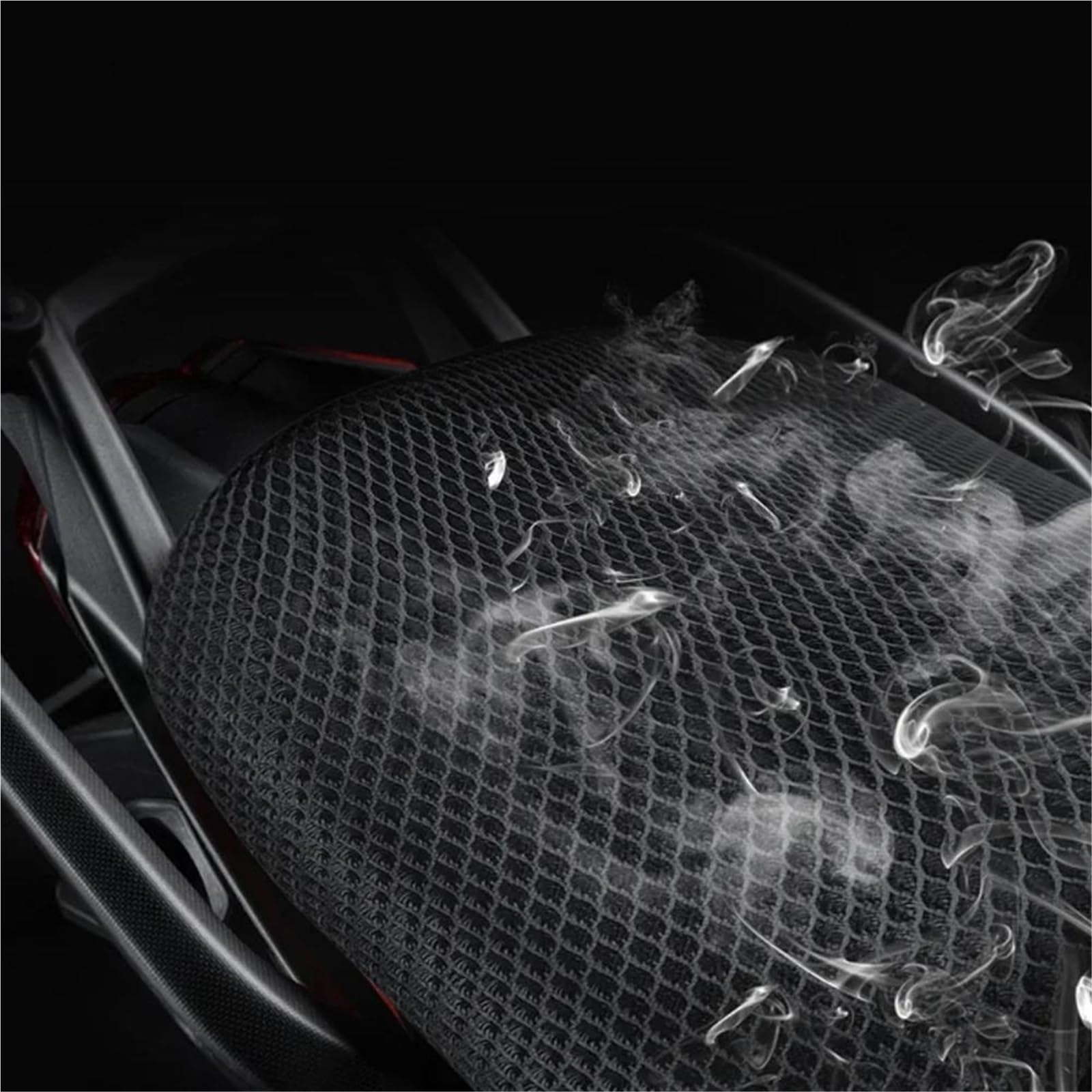 Cuscino Per Sedile Da Moto Cuscino Sella Moto Per Yamaha MT07 MT 07 MT-07 2025-2026, Copertura In Rete A Nido D'ape, Protezione Antiscivolo Coprisedile In Rete