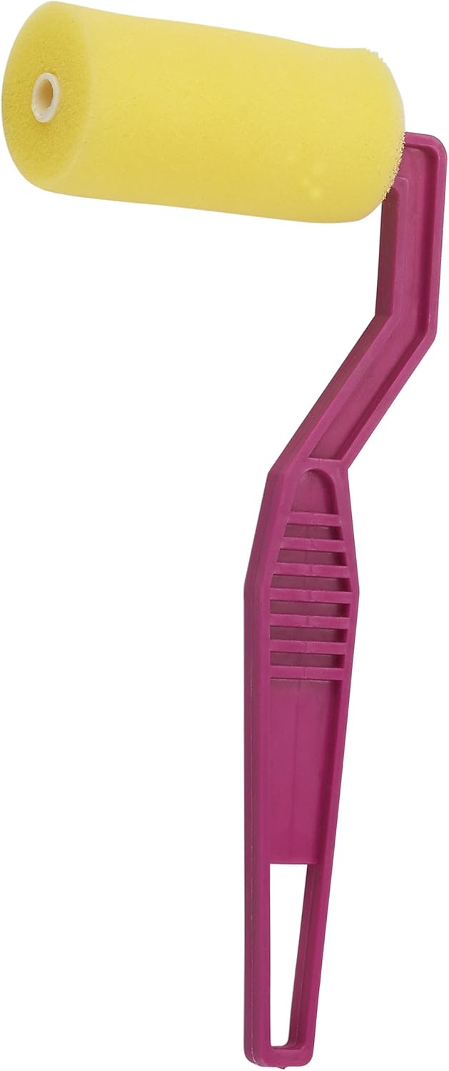 Juvale Foam Paint Brush Set - 5-Piece Sponge Paint Brush and Foam Trim Roller Set for Art, Wall, Paintings with Plastic Handle : Arts, Crafts & Sewing