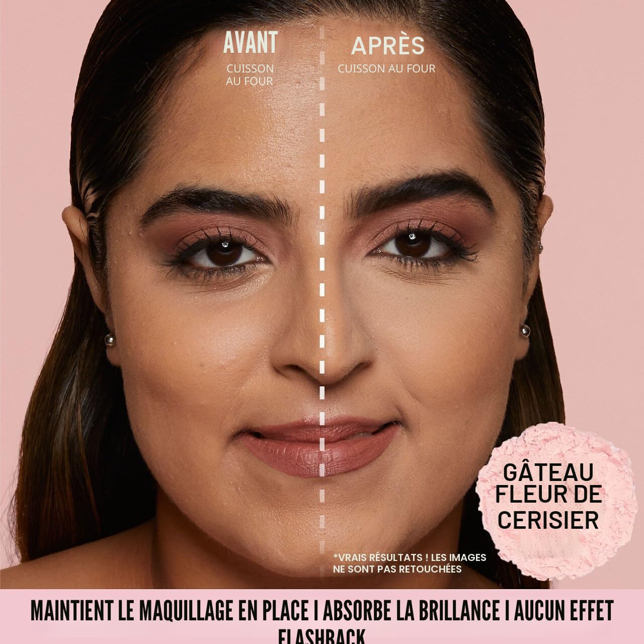 Huda Beauty EASY BAKE POUDRE À FIXER ET À COUVERTURE LENTE Fleur de cerisier Gâteau