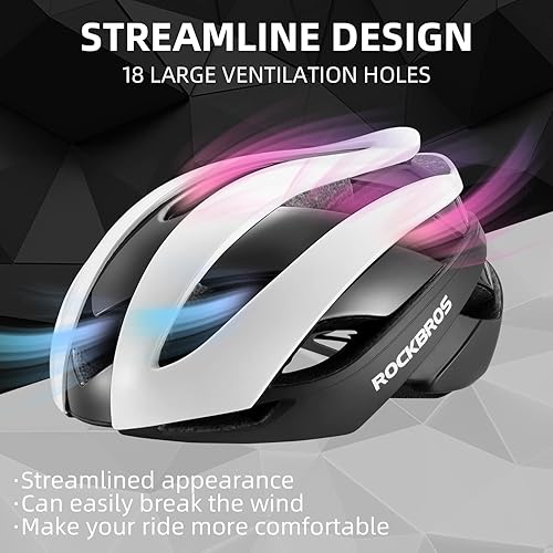 Miniatura 2 de ROCKBROS Bike Helmet Adult Bicycle Helmet for Men Women Lightweight Comfortable Cycling Helmets Adjustable Helmets for Youth Bike Accessories