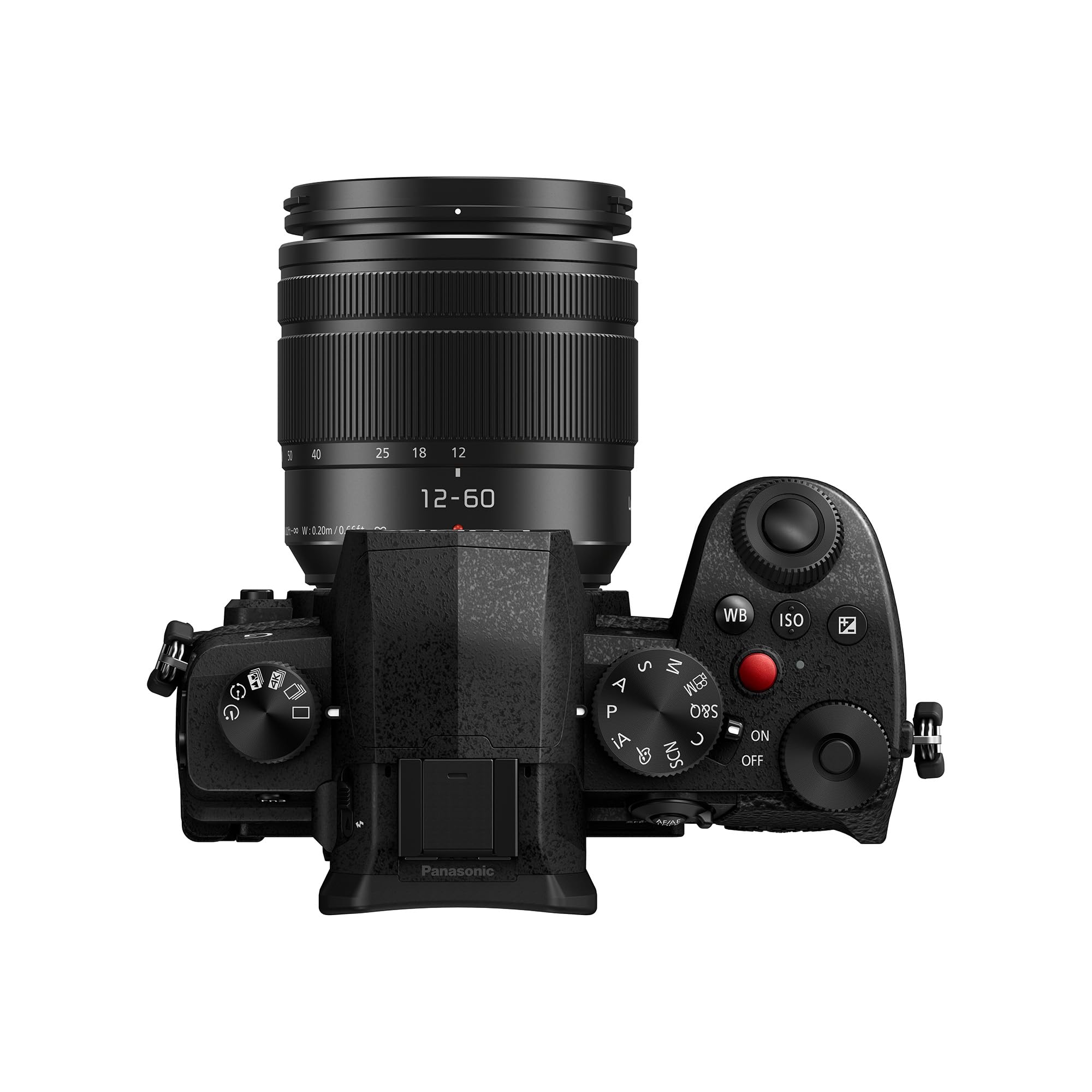 Panasonic Lumix G97 | Appareil Photo Hybride + Objectif Lumix 12-60mm (Capteur 4/3 20MP, Double stabilisation, Viseur OLED Vidéo 4K illimité, Vlog-L, Wi-FI, Bluetooth, Tropicalisé) Noir