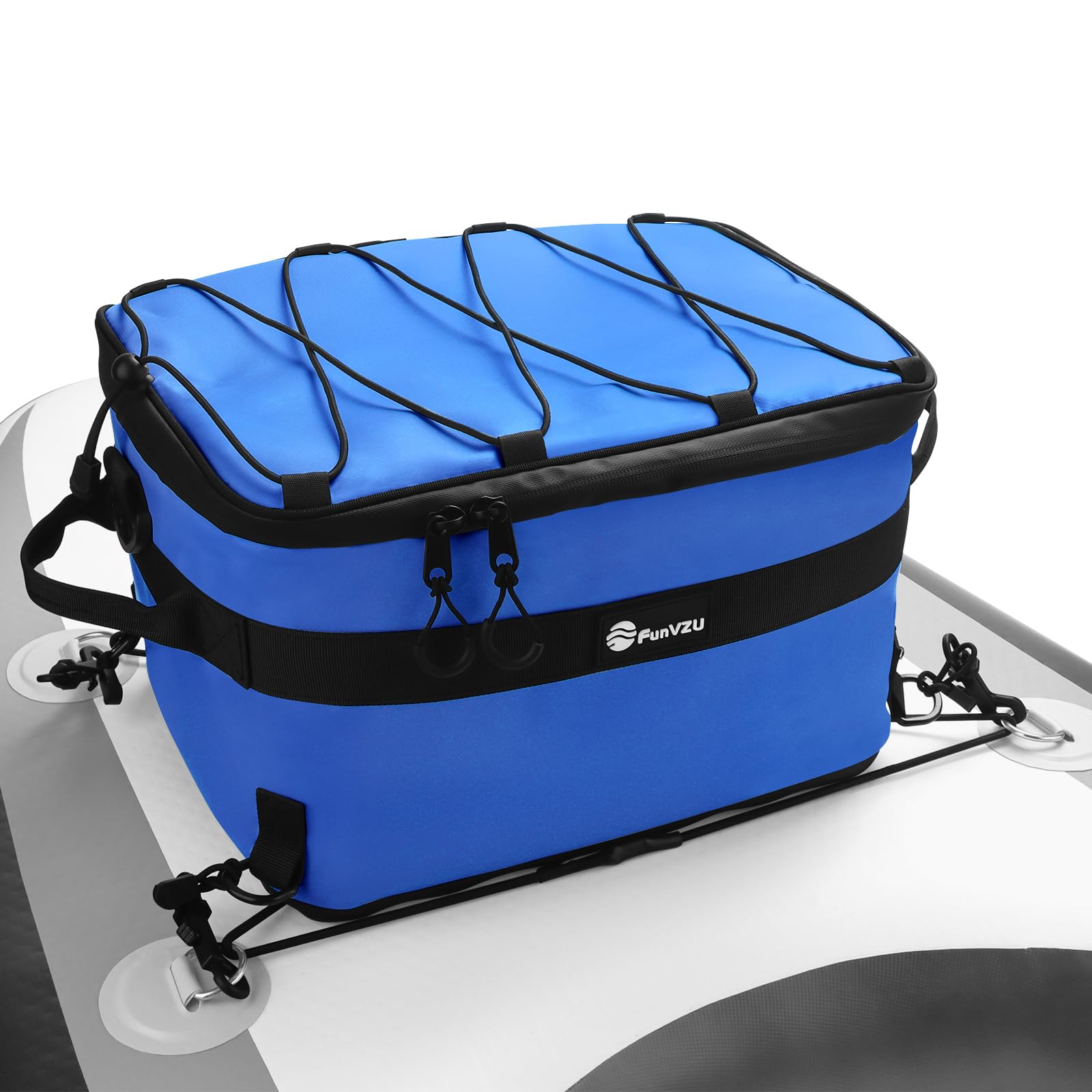 FunVZU Paddle Board Cooler - Waterproof SUP Cooler Bag for Stand Up Paddle Board and Kayak - Leakproof Inflatable Cooler for SUP Accessories - Essential Paddleboard Accessory for Water Storage