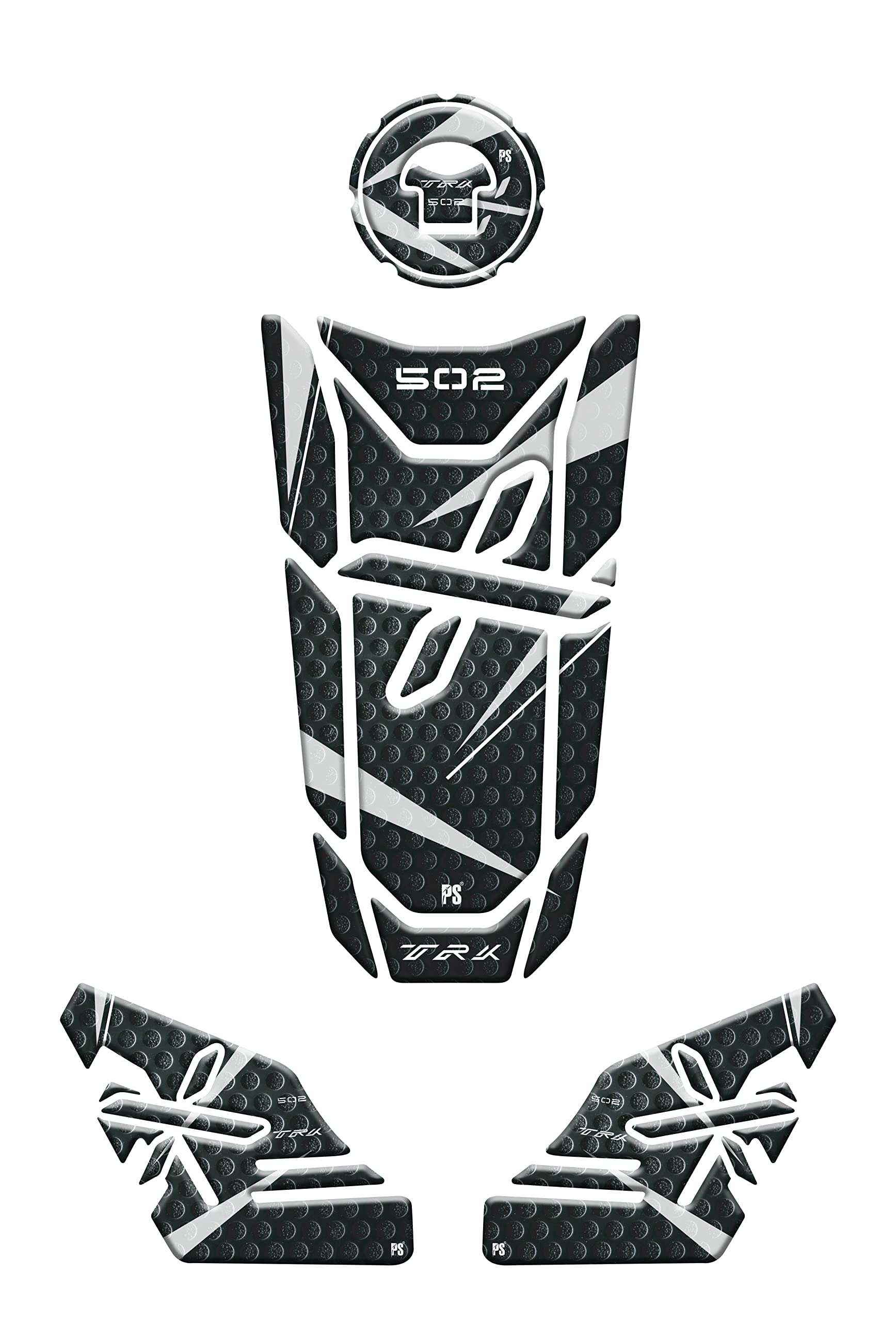 Protection réservoir Benelli TRK 502 X kit adhésifs 3D anti-rayures métal