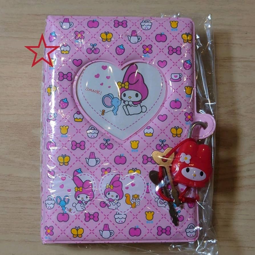 Amazon.co.jp: マイメロ カギ付き日記帳 文房具 ノート : 文房具