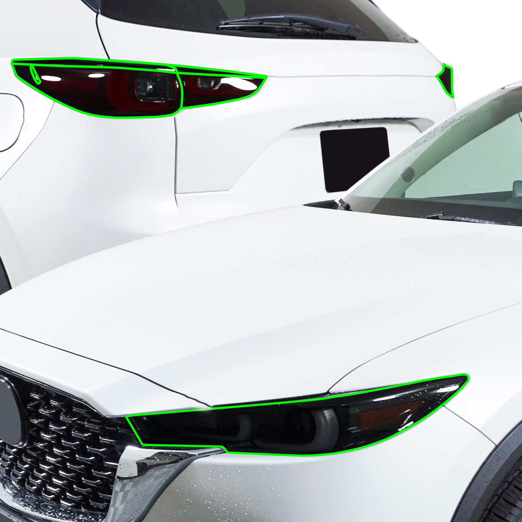 CX-8 CX-5 ALH付ヘッドライト左右 サイドマーカー マツダ CX-8後期】・USヘッドライト純正加工品 ・USテール純正