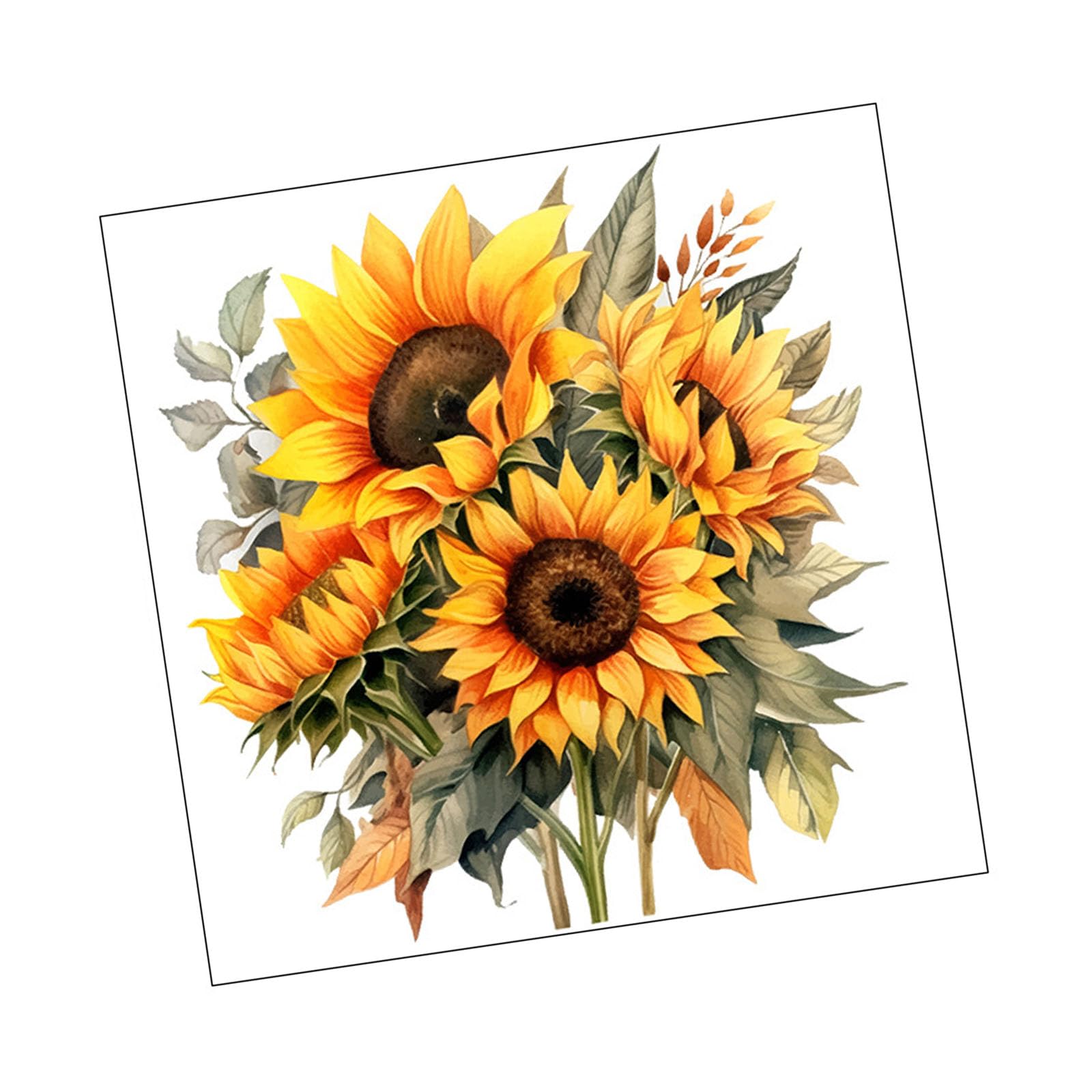 ordinarYone Gold Flower Toilet Seat Stickers Selfs Adhesive Toilet Lid Decal Decorative Toilets Sticker for Bathroom Restroom Decors