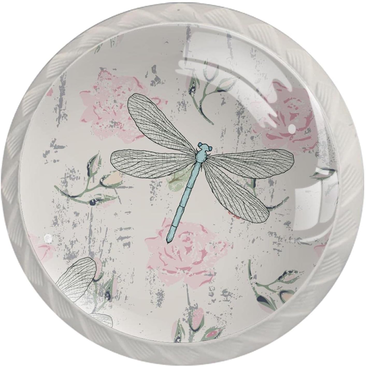 TBOUOBT Pack of 4 Cupboard Knobs, Chest of Drawers, Drawer Knobs