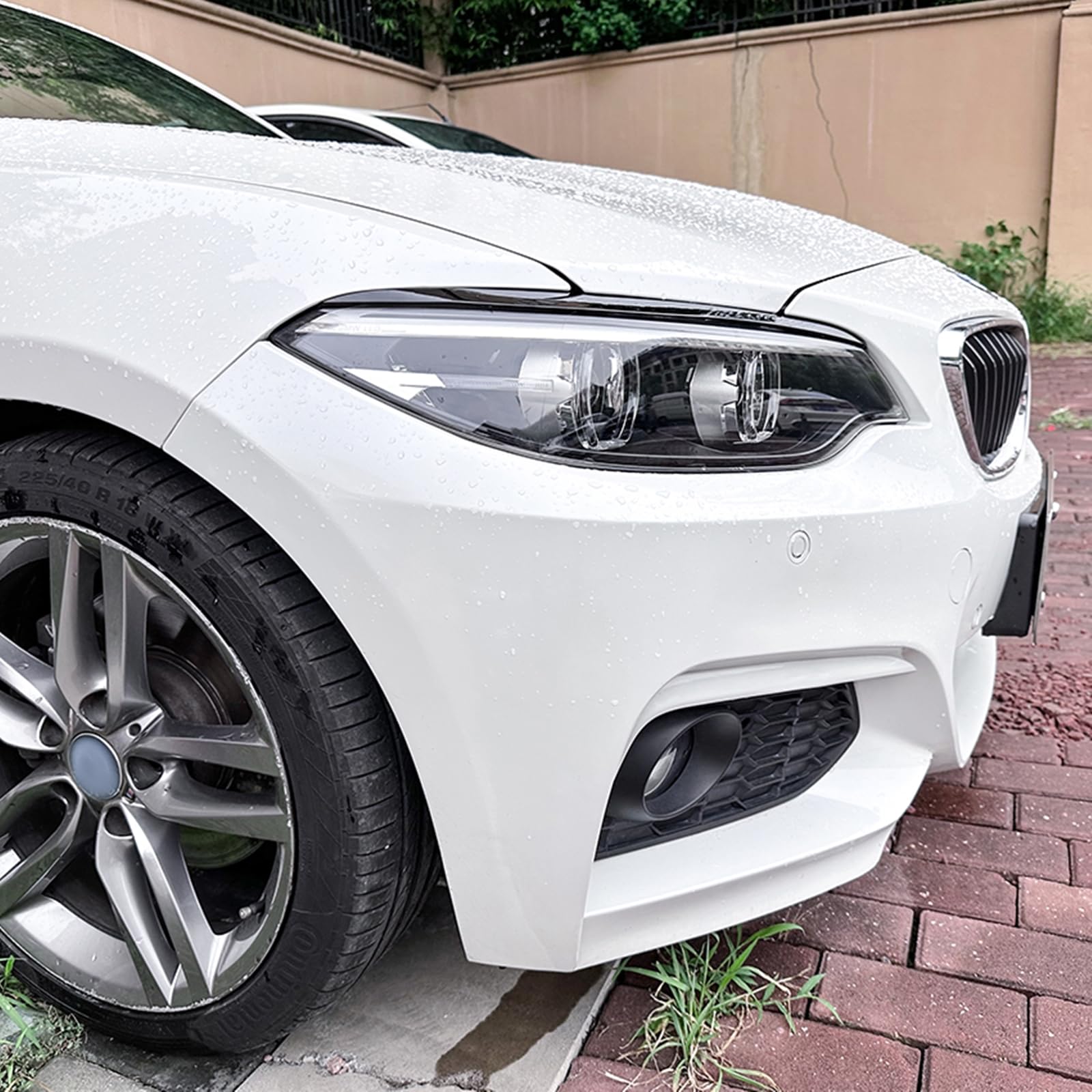 Faro palpebra sopracciglio Trim per BMW Serie 2 F22 F23 M Sport 15-19