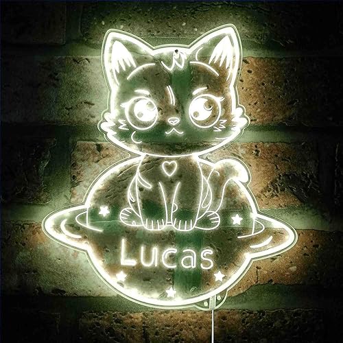 Miniatura 8 de ADVPRO Letrero LED de glamour dinámico RGB con nombre personalizado, forma de corte a borde, decoración de pared 3D inteligente, iluminación