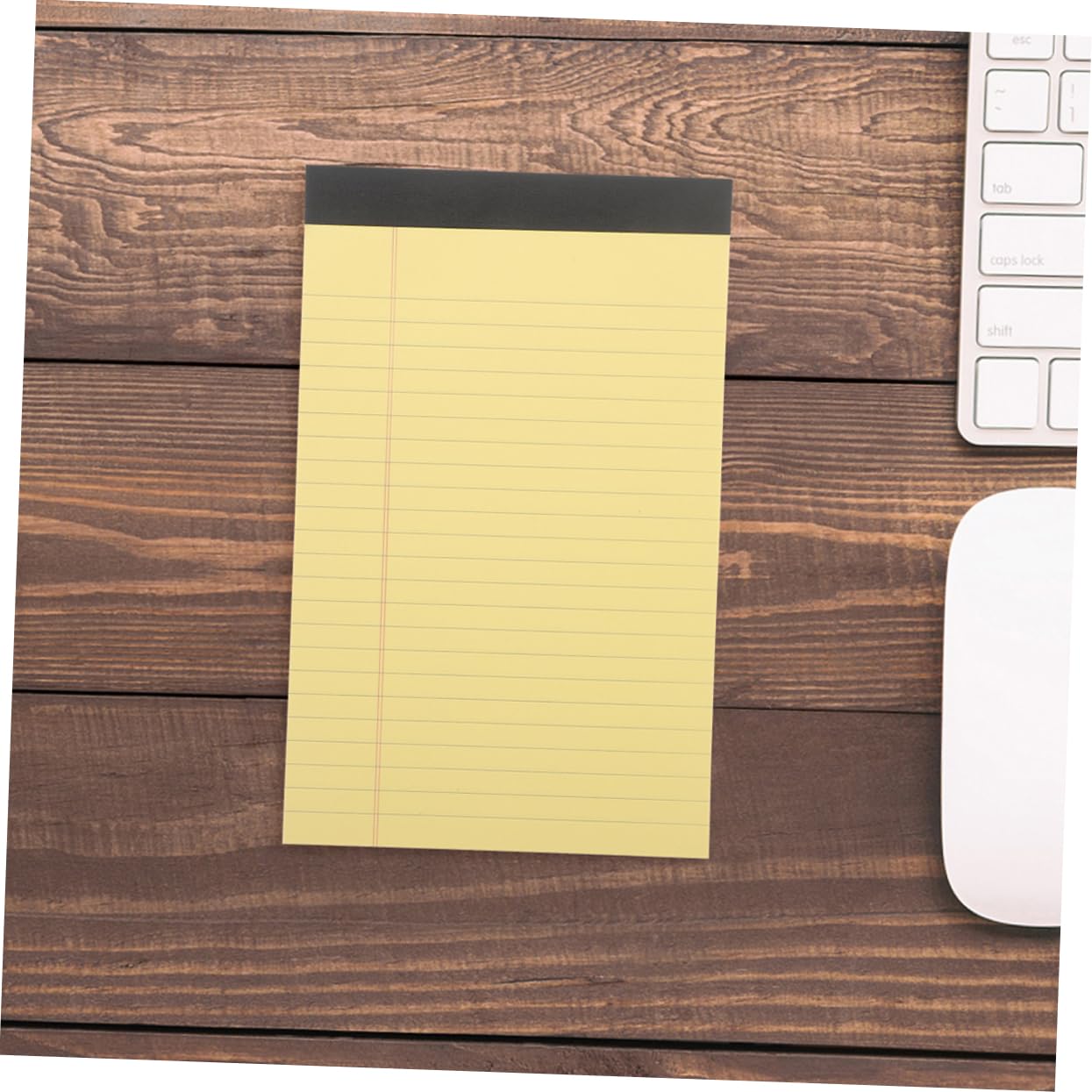 DOITOOL Lot de 12 Blocs-notes Lignés, Papier Jaune, 50 Feuilles par Bloc, Pages Détachables, Format Portable pour Bureau et École