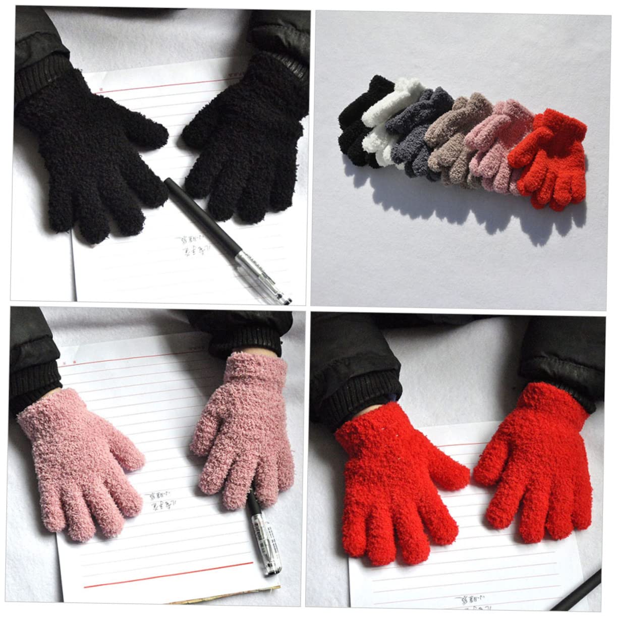 GALPADA 18pares Guantes De Invierno Para Niño De Calientes y Cómodos Perfectos Para Accesorio Infantil Variedad De y Diseño