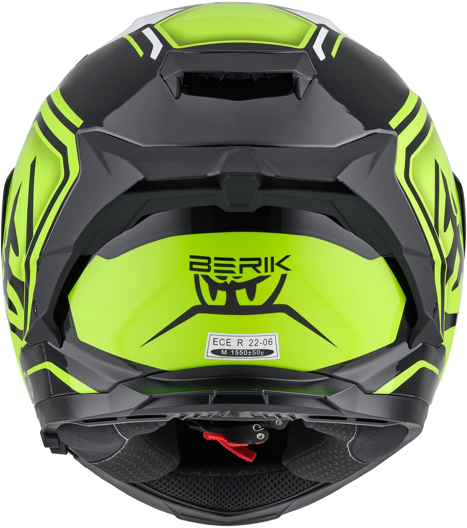 Berik FF871 Mapuro Casque, blanc/noir/gris, XS