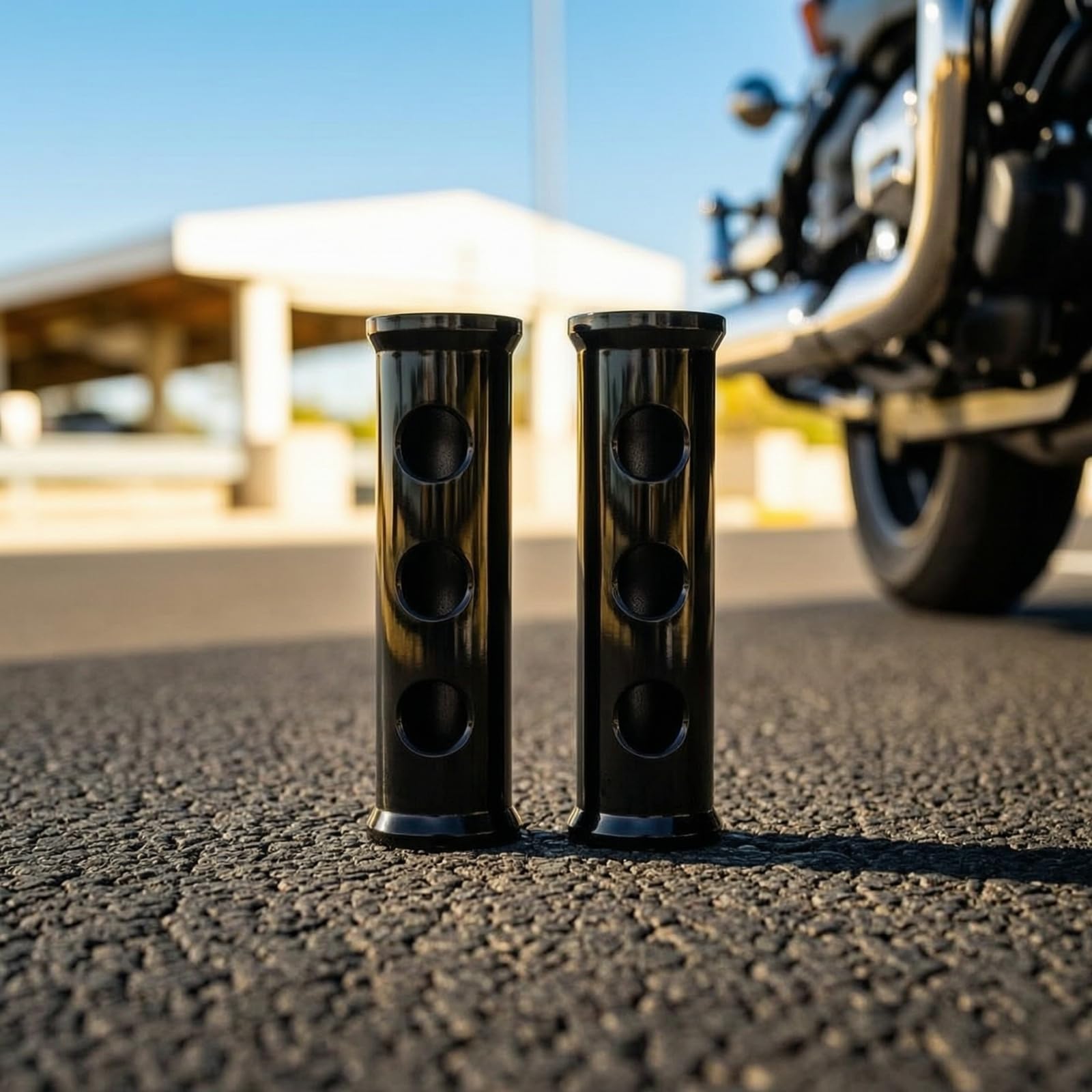 Baoblaze Coprisoffietto Forcella Manicotto Forcella Anteriore Copertura Forcella Tubo Ammortizzatore Alluminio Lucidato Protezione da Detriti Adatto a Cruiser Strada Turismo, Nero B