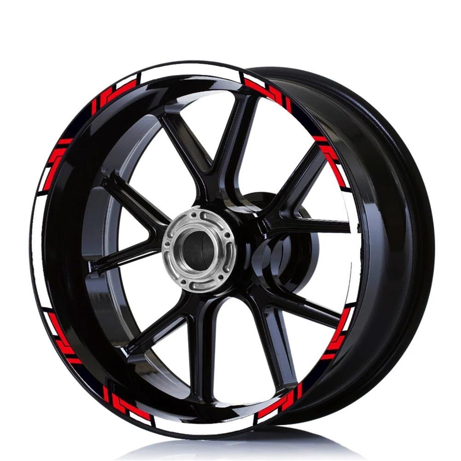 Motorcycle Wheel Stickers Night Reflective Decorative Rim for Kawasaki for VERSYS 1000 650(Style 2)