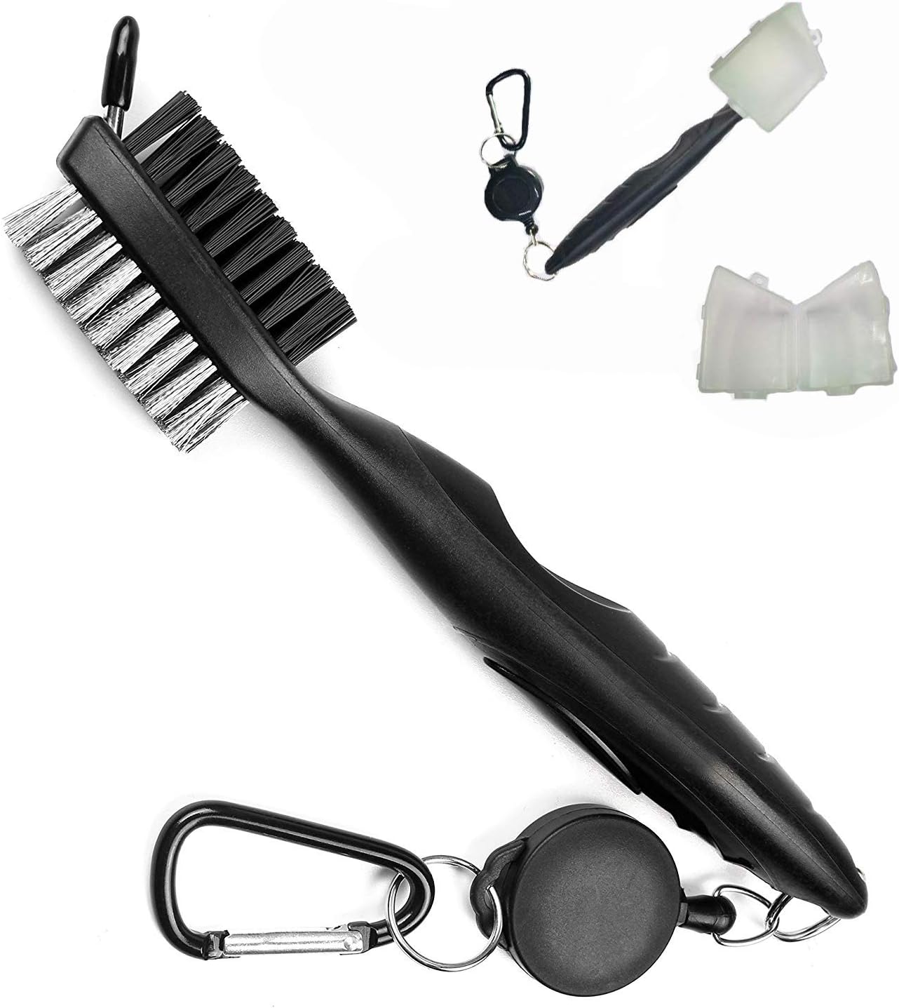 Golf Club Cleaning Brush Groove Cleaner, Metal and Nylon